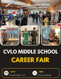 Middle School Career Fair Flyer
